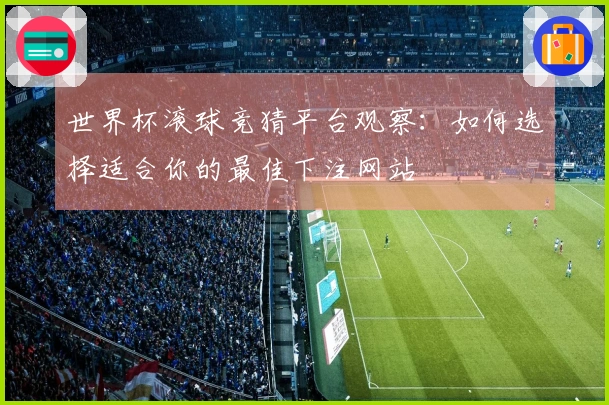 世界杯滚球竞猜平台观察：如何选择适合你的最佳下注网站